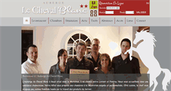 Desktop Screenshot of hotelduchevalblanc56.com
